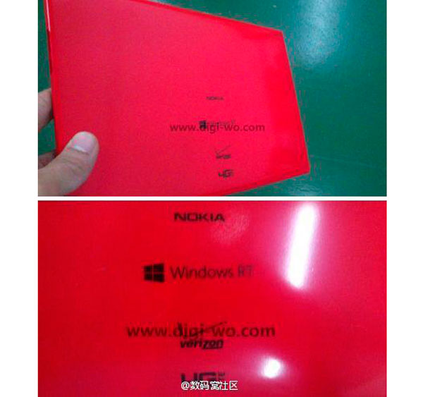 Posibles fotos del tablet de Nokia en color rojo