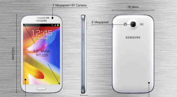 El Samsung Galaxy Grand se actualiza a Android 4.2.2