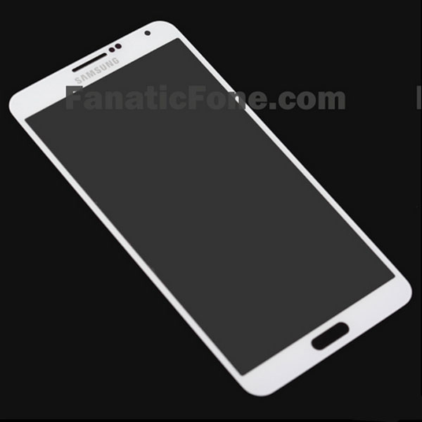 Filtrado el panel delantero del Samsung Galaxy Note 3 en color blanco