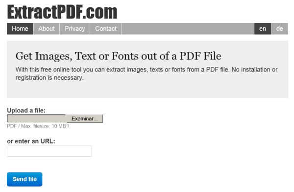 ExtractPDF, cómo extraer imágenes y textos de un fichero PDF