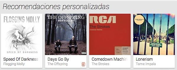 Comparamos Spotify y Google Play Music All Access 4 Google Music vs Spotify