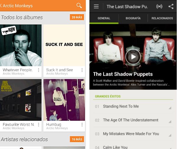 Comparamos Spotify y Google Play Music All Access 8 Google Music vs Spotify