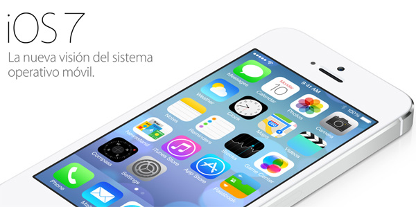 iOS 7 para iPhone y iPad estará disponible a partir del 10 de septiembre