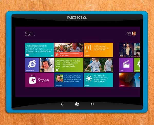 Filtrados datos técnicos del tablet Nokia con Windows RT