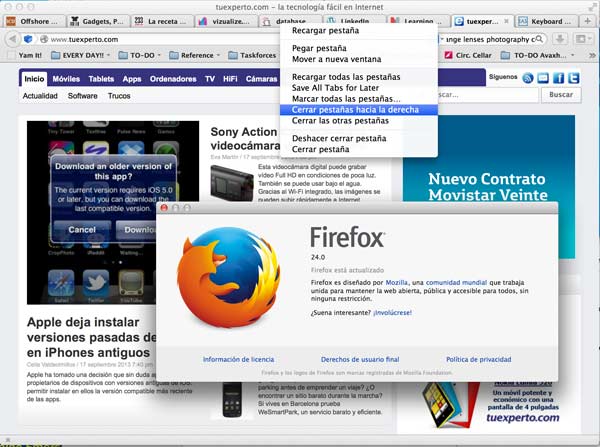 Con Firefox 24, Android recupera el paso