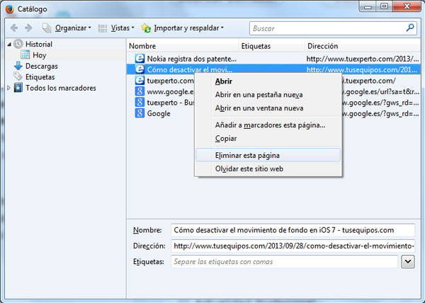 Firefox Historial 03