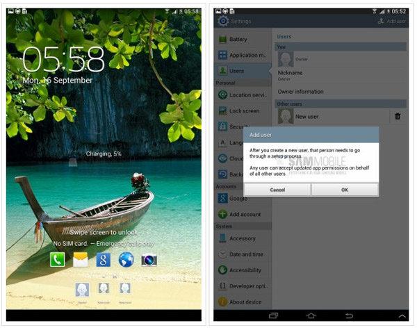 Samsung añade la función multiusuario a los Samsung Galaxy Tab 3 8.0 y 10.1