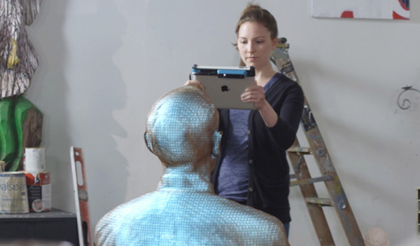 Un escáner 3D para iPad y tablets Android 4 Escaner Structure 3D trabajando