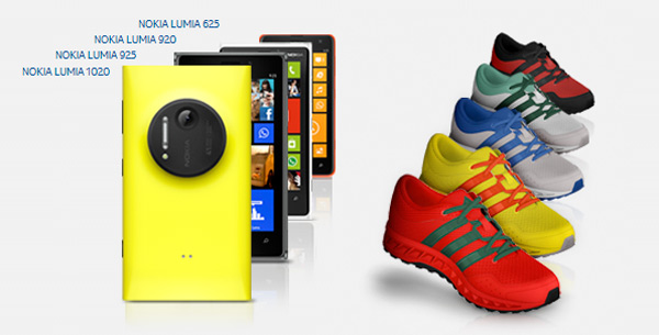 Los móviles Nokia Lumia vienen con zapatillas Adidas personalizadas