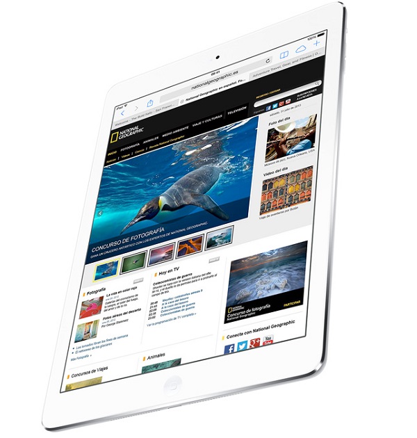 El iPad Air estará disponible a través de Vodafone