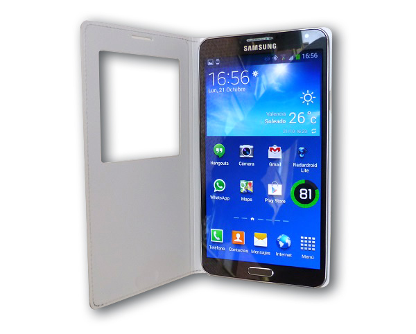 S View Cover, probamos esta funda inteligente para el Samsung Galaxy Note 3