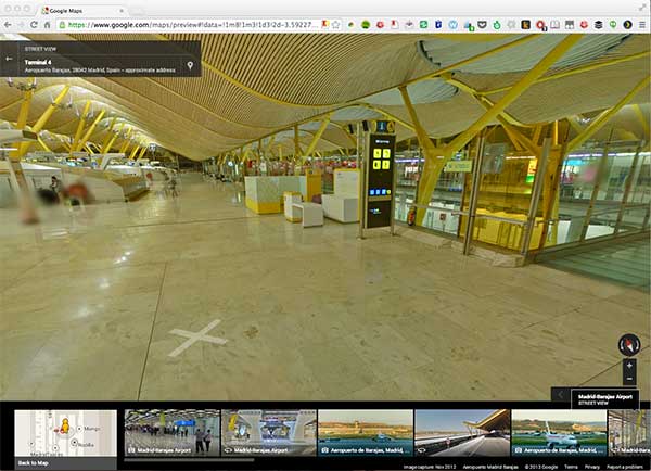 Google Maps ahora incluye imágenes de aeropuertos y estaciones