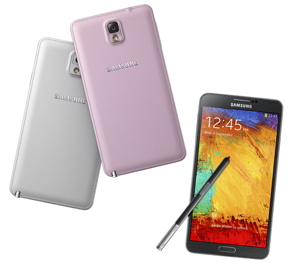Nuevos colores para el Samsung Galaxy Note 3 en enero