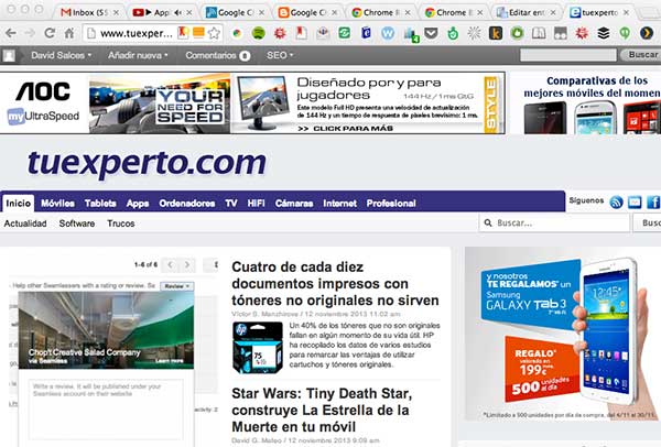 La beta de Chrome 32 te dejará ver en qué pestaña hay vídeo en reproducción 2 Vídeos en Chrome