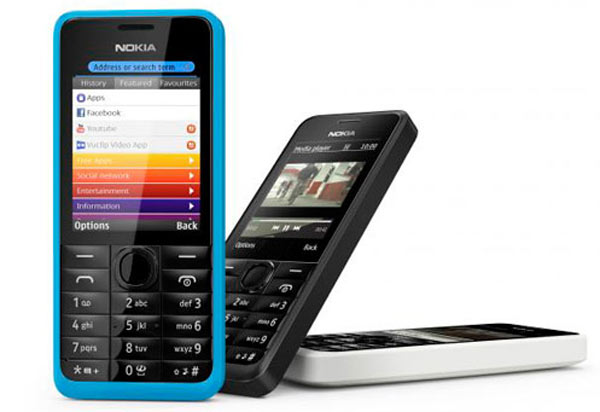 Nokia 301, precios y tarifas con Vodafone
