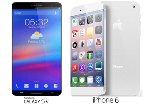 Los Samsung Galaxy S5 y iPhone 6 no contarán con pantallas curvadas