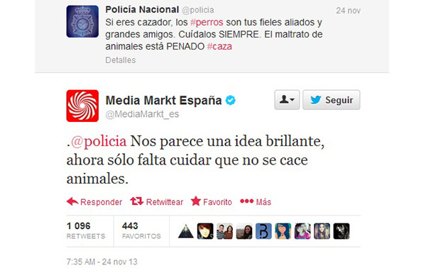 Twitter, una de las mejores armas de la Policía Nacional 2 Policia Mediamarkt Twitter