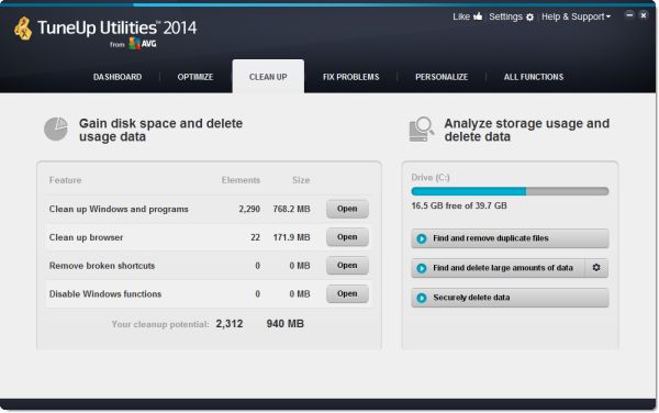 tuneup utilities 2014