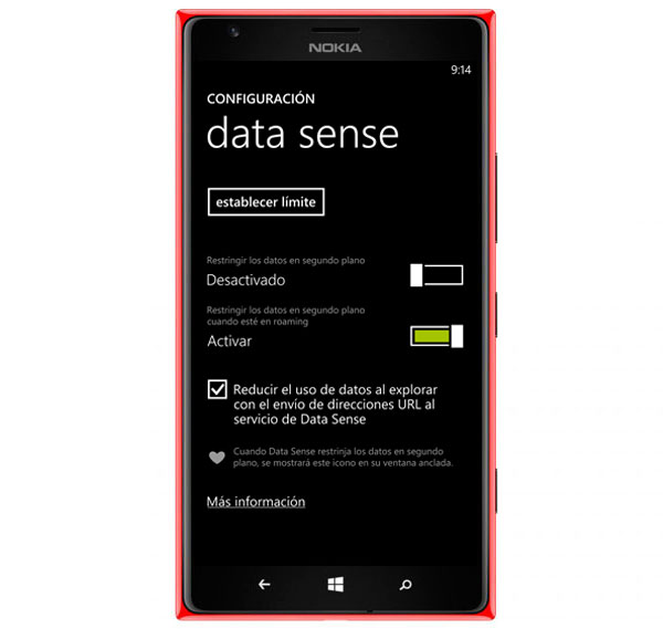 Limita y controla el consumo de datos de tu Nokia Lumia con Data Sense
