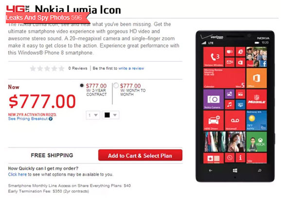 El Nokia Lumia Icon o Lumia 929 vuelve a filtrarse
