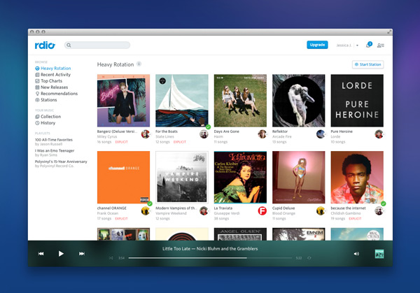 Rdio también ofrecerá música gratuita desde la web