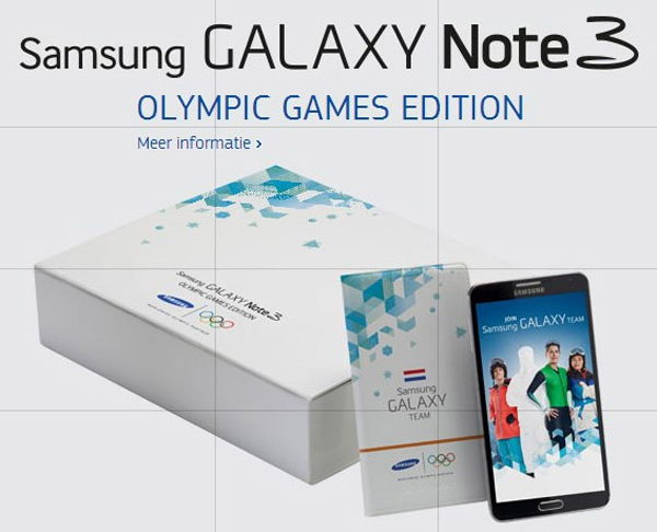 La Samsung Galaxy Note 3 Olympic Games Edition ya es oficial