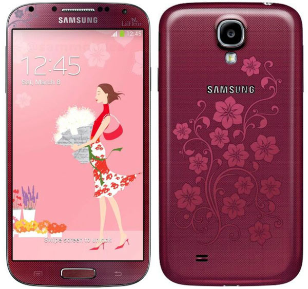 Filtrada una imagen del Samsung Galaxy S4 La Fleur Edition