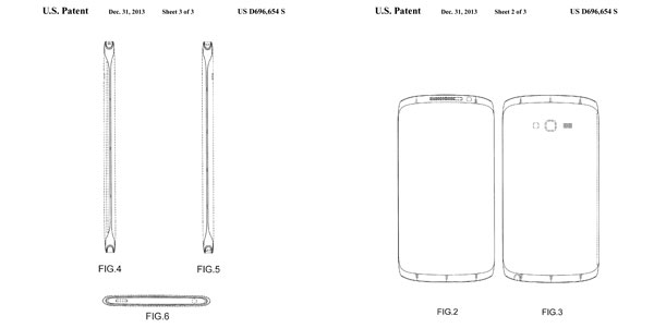 Samsung Galaxy S5 patente