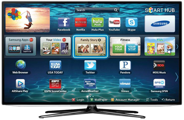 Samsung introduce un panel de juegos en su plataforma Smart TV