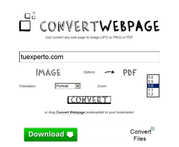 4 webs para convertir páginas web a PDF
