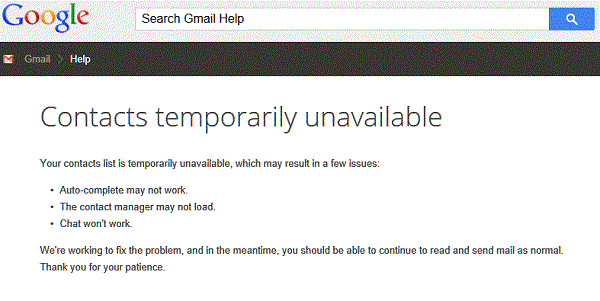 Google arregla una avería que dejó sin Gmail a millones de usuarios 1 Caída de Gmail