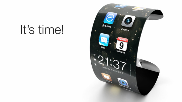 Reloj inteligente de Apple con pantalla flexible