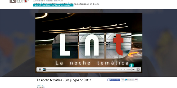 Web de documentales en castellano de RTVE