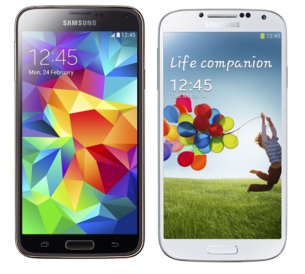 Samsung Galaxy S5 vs Samsung Galaxy S4