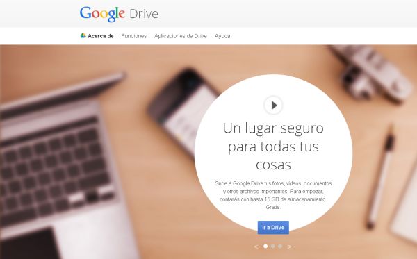 Google rebaja el precio de las cuotas mensuales por almacenamiento en Google Drive