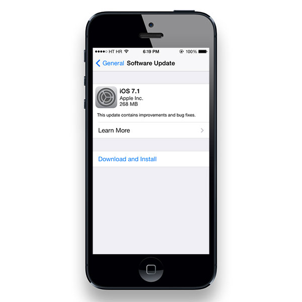 Estas son las funciones de iOS 7.1 disponibles en España