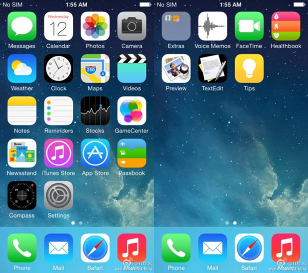 Filtradas capturas de pantalla de iOS 8