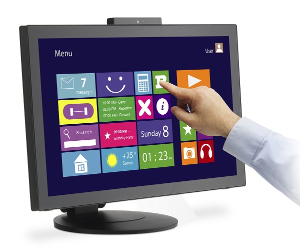 NEC MultiSync E232WMT, monitor táctil de 23 pulgadas con diseño flexible