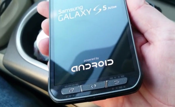 El Samsung Galaxy S5 Active se muestra en ví­deo