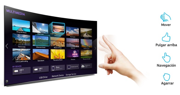 Cómo controlar por gestos los Smart TV de Samsung de 2014 1 Control por gestos de TV de Samsung