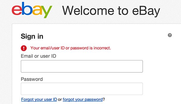 Acceso eBay