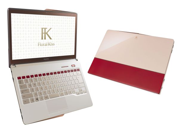 Fujitsu Floral Kiss Lifebook CH75, ordenador portátil con diseño femenino