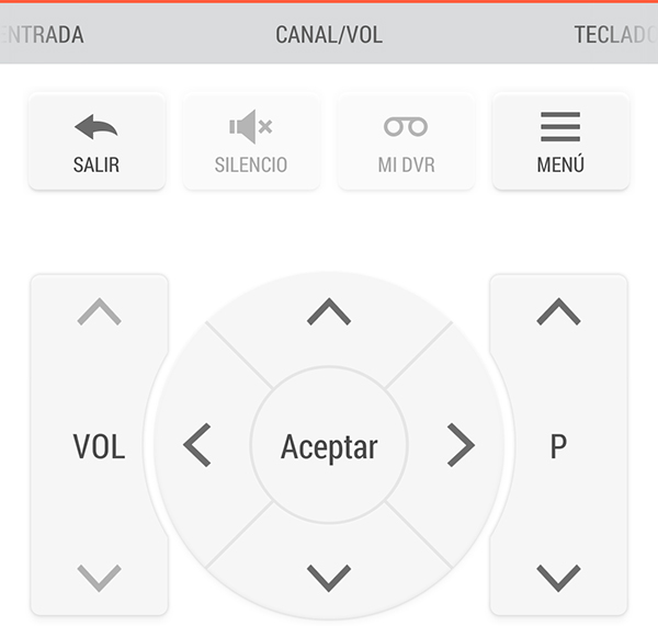 HTC mando a distancia