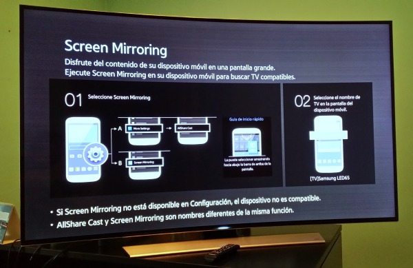 Screen Mirroring de Samsung