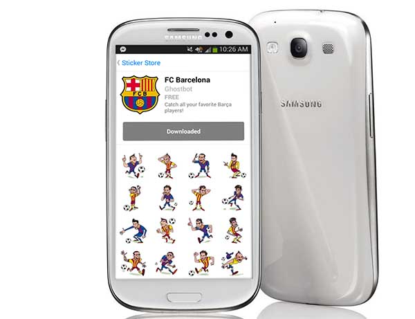 Facebook Messenger ahora cuenta con iconos del F.C. Barcelona