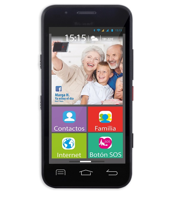 Wolder mismart XENIOR, smartphone de 4,5 pulgadas para mayores