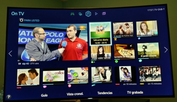 On TV, así es el recomendador de contenidos de las teles de Samsung 2014 1 Samsung ON TV