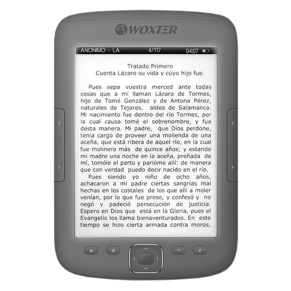 Woxter Paperlight 310, un libro electrónico con pantalla táctil