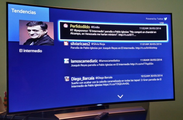 Trending Topics en la tele del salón con las Smart TV de Samsung 2 Panel de tendencias de Samsung