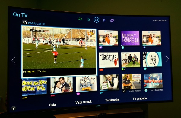 On TV, así es el recomendador de contenidos de las teles de Samsung 2014 2 Samsung ON TV